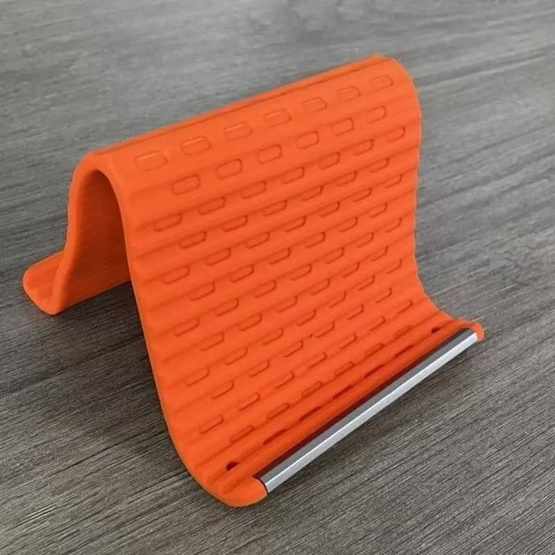 Silicone Foldable Phone Stand - Versatile Desktop Holder for Tablets and Laptops, Ergonomic Design for Ultimate Comfort and Convenience