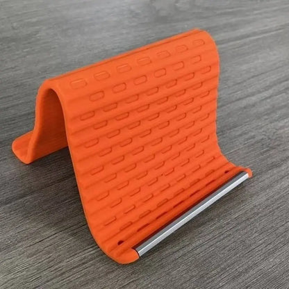 Silicone Foldable Phone Stand - Versatile Desktop Holder for Tablets and Laptops, Ergonomic Design for Ultimate Comfort and Convenience