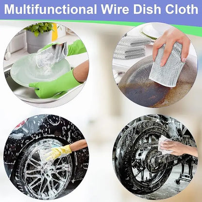 Multipurpose Microfiber Cleaning Cloth Set, 24/12 Pieces - Highly Absorbent Kitchen and Household Cleaning Rags, Ideal for Dishwashing and General Cleaning Tasks