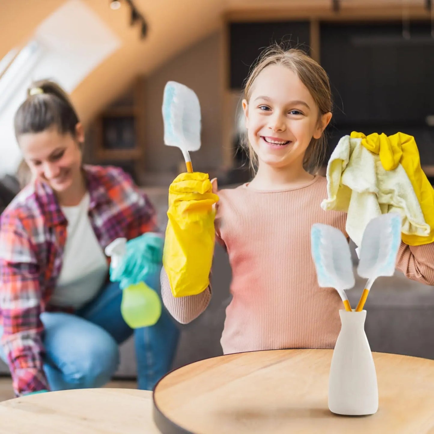 Multi-Surface Cleaning Duster Refills, 10-Pack, Versatile Cleaning Accessories for Home Spring Cleaning