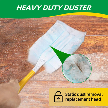 Multi-Surface Cleaning Duster Refills, 10-Pack, Versatile Cleaning Accessories for Home Spring Cleaning