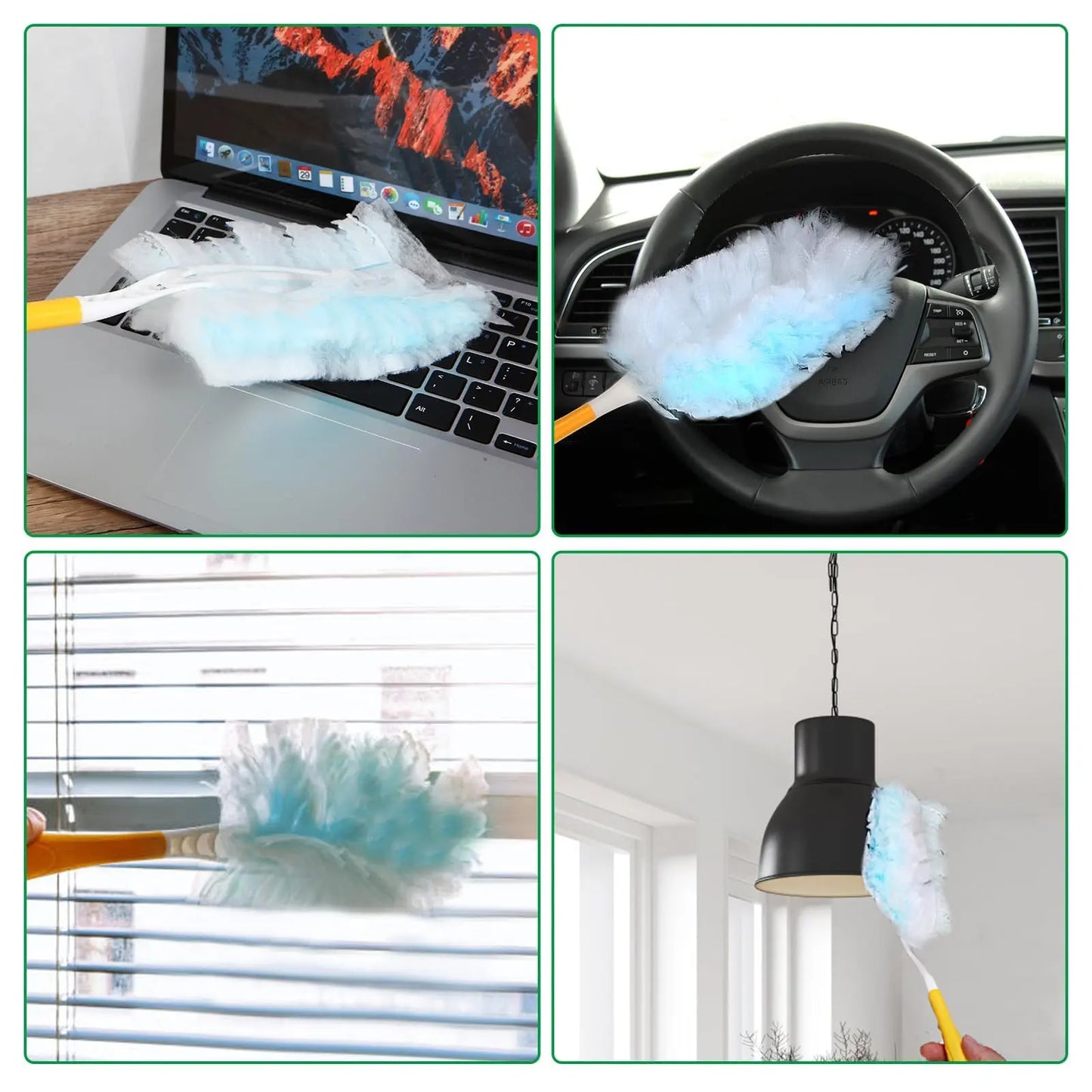 Multi-Surface Cleaning Duster Refills, 10-Pack, Versatile Cleaning Accessories for Home Spring Cleaning