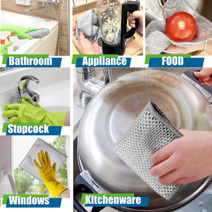 Multipurpose Microfiber Cleaning Cloth Set, 24/12 Pieces - Highly Absorbent Kitchen and Household Cleaning Rags, Ideal for Dishwashing and General Cleaning Tasks