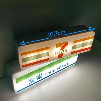 Japanese Convenience Store LED Refrigerator Magnet - Home Decor Gift